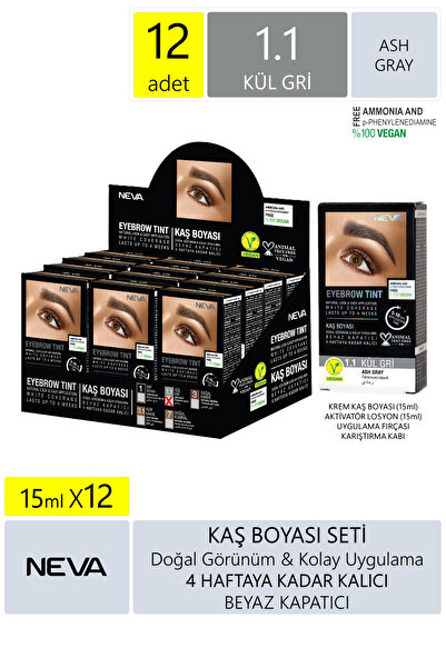 Neva Kaş Boyası 1.1 Kül Gri (12 ADET)