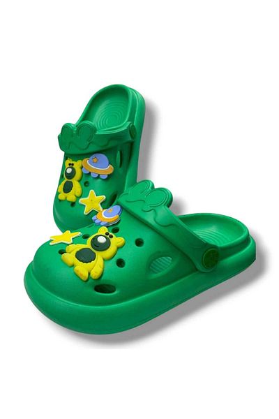 Twingo Girl - Emoji Patterned Cross Garden Beach Bathroom Slippers Sandals