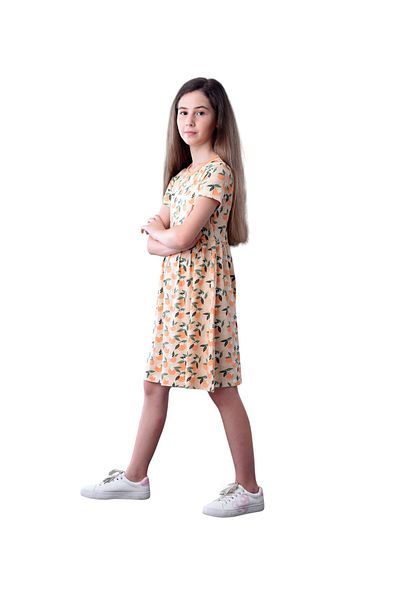 Victor and Jane MULTIPACK -GIRLS CASUAL PRINTED DRESS (2 PC)