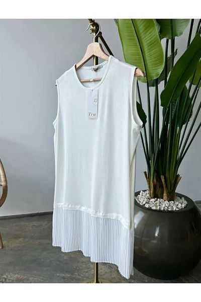 HENZA Dress Art Combed Cotton Fabric Pleated Underwear