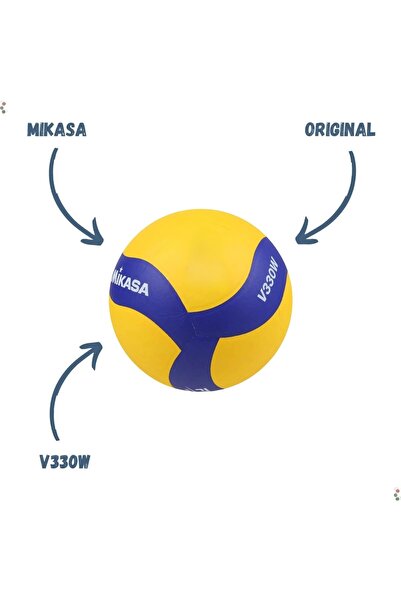 MIKASA Official Size 5 Volleyball |FIVB Approved | Nylon Wound Core| 18-Panel Aerodynamic Design