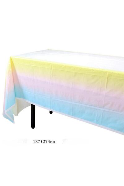 Choice1 1PC Table Cloth Rainbow Tableware Set for Birthday Party Decorati Rai...