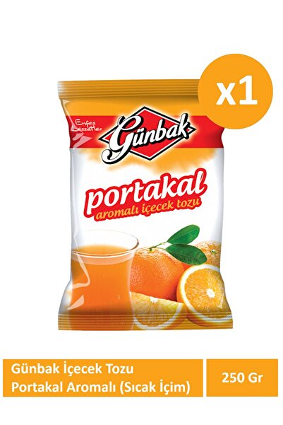 Günbak Portakal Aromalı Toz Içecek Oralet 250 Gr.