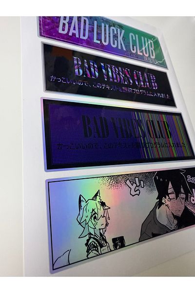 cakaybu Car Glass Hologram Printed Sticker (Sticker)