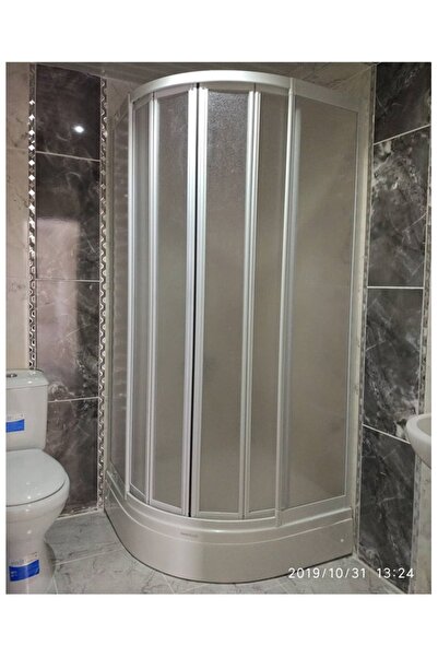 nokta duşakabin Mika Plastik Camlı Duşakabin + Oval Duşteknesi ND300