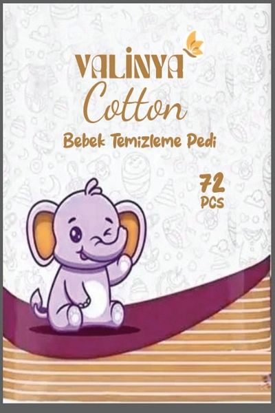 valinya Baby Cleaning Pad 72 Pieces 3 Packs Total 216 Pieces