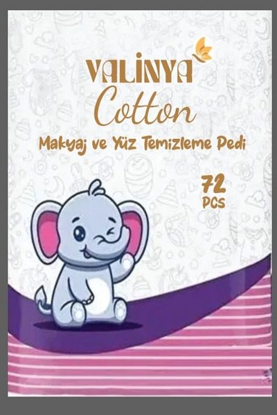 valinya Face and Makeup Removal Pad 3 Packs Total 216 Pieces