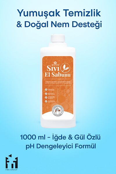 BESTTEM Liquid Hand Soap (wheat-1000ml)