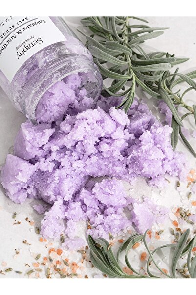 Seraphy Aromatherapy مقشر الجسم 100% طبيعي، مرطب ومزيل للشعر الزائد باللافندر...