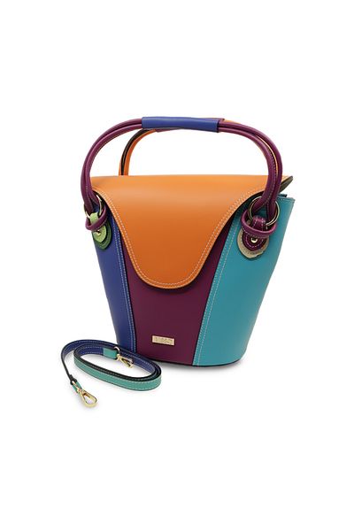 BESSO Dolce Mondo Pamt Genuine Leather Handbag