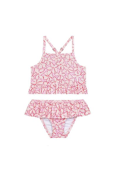 SAND MOTHER Girls' Ruffle Bikini Set with Uv Protection