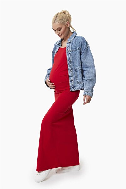Style The Bump Alessi Derin Yırtmaçlı Hamile Elbise