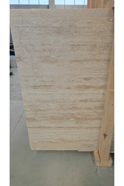 ENESES Doğal Traverten Masa (NATUREL) 100 Çap