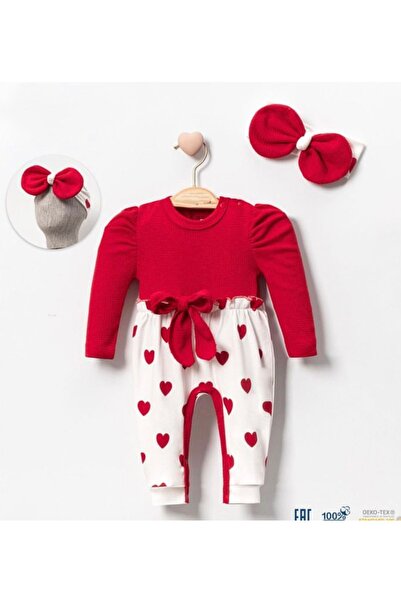 Cherub Baby Watermelon Sleeve Heart Printed 100% Cotton Baby Rompers