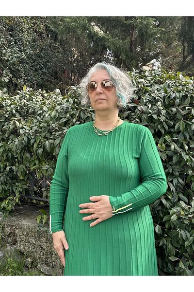 Invee Knitwear Dress 6924 Model