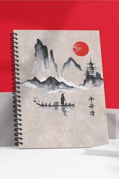Apeirona | Limitless Art Notebook - Bullet Journal| Dotted| A5| Steel Spiral| 90 Sheets| Hard Cardboard Cover