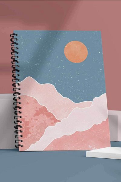Apeirona | Limitless Art Notebook - Bullet Journal| Dotted| A5| Steel Spiral| 90 Sheets| Hard Cardboard Cover