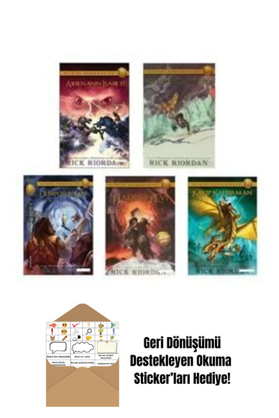 Doğan Egmont Olimpos Kahramanları 5 Kitap Set + Okuma Sticker'ları