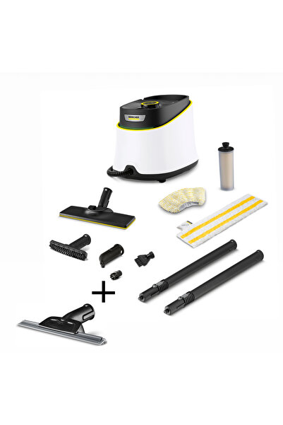Karcher Sc 3 Deluxe Buharlı Temizlik Makinesi Cam Temizleme Aparatı Halı Başlığı 15li Bez