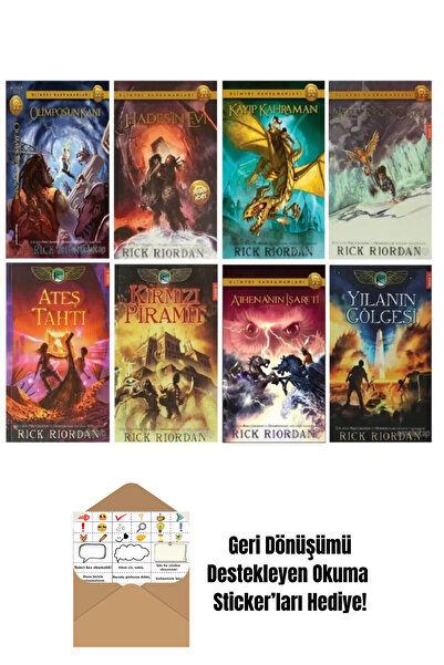 Doğan Egmont Rick Riordan Olimpos Kahramanları + Kane Günceleri (8 Kitap) + O...