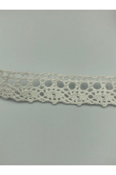 DUCK HOBY 5 Meters Cotton Lace Ribbon 1.7 cm Kopanaki Guipure