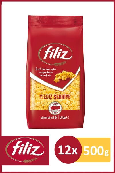 FİLİZ Yıldız Şehriye 500 gr X 12 Adet