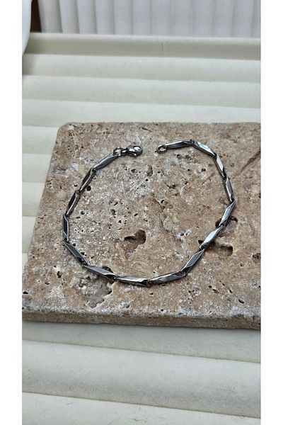 AURA Men's Steel Bracelet Tile Model