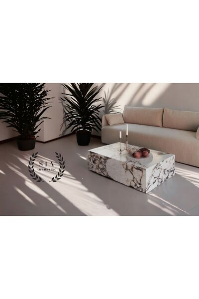 SİA ART DESİNG MERMER ORTA SEHPA
