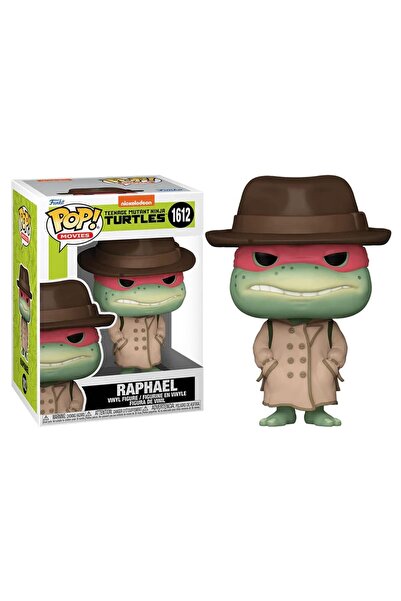Funko Filme Pop: Țestoasele Ninja - Raphael cu haină și pălărie