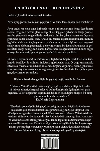 Pegasus Yayınları Dağ Sensin: Kendini Sabote Etmeyi Öz Hâkimiyete Dönüştürmek - Brianna Wiest