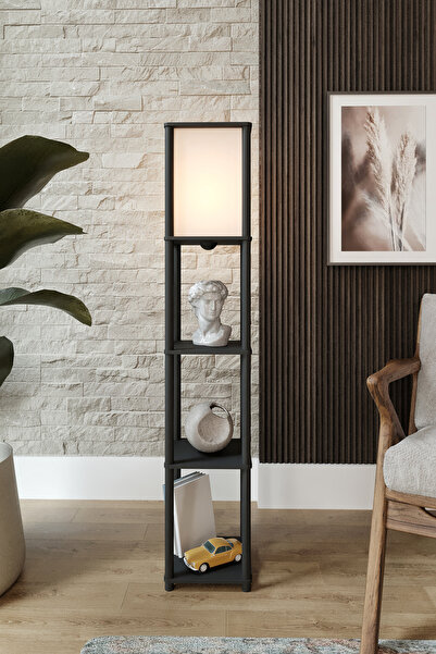 Genel Markalar SAKAKİ RAFLI LAMBADER SİYAH