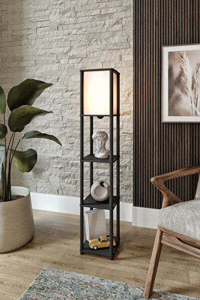 Genel Markalar SAKAKİ RAFLI LAMBADER SİYAH