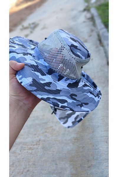 Avantaj Kapıda Unisex Hat – Mesh, Cool Holding, Windproof Thin Tulle Enseli 50Cm-Grey Tactical