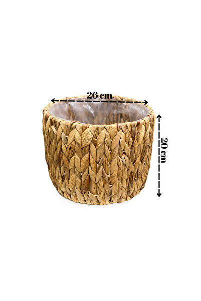 sever ithalat Wicker Cobalt I Basket Is a Decorative and Stylish Design with This Durable Inner Coating. 4 Different Sizes, Sold Individually.