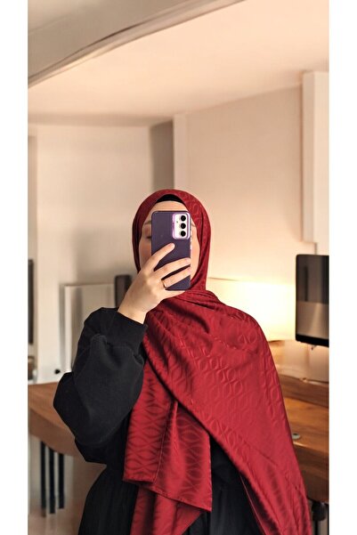 Lavena scarfs سلسلة كابادوكيا - كلاريت ريد