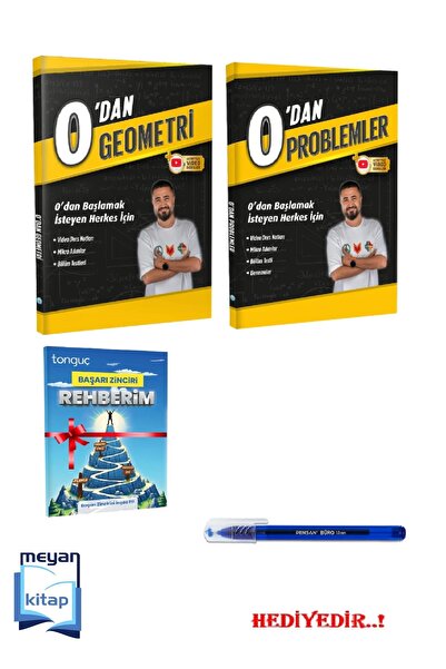 REHBER MATEMATİK YAYINLARI 0'dan Geometri Ve 0'dan Problemler Başarı Zinciri ...