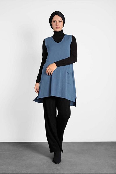 Alvina ΠΛΕΚΤΟ ΣΟΥΒΕΤΕΡ V-NECK 40071