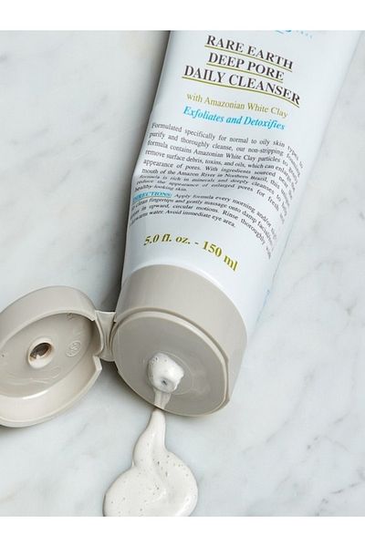 Kiehl's Rare Earth Deep Pore Daily Cleanser Gel 75ml – Purify, Detoxify & Minimize Pores Daily