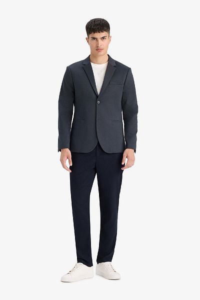DeFacto Slim Fit Slim Fit Blazer Jacket με επένδυση W9254AZ25SP