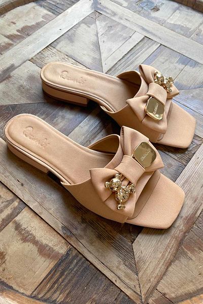 Bambi Matte Nude Women's Slippers K04213286638