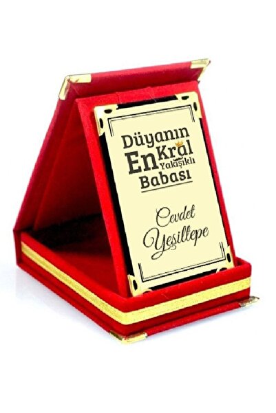 hemdemhediyelik Kişiye Özel Babalar Günü Hediyesi Kadife Kutulu Mini Albüm Pl...
