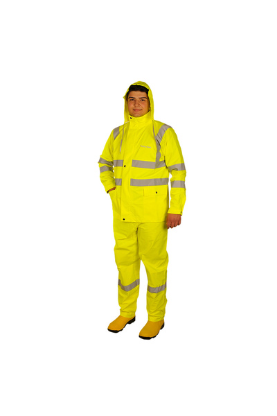 Polly Rain Pu Alt Üst Takım Reflektörlü Yağmurluk