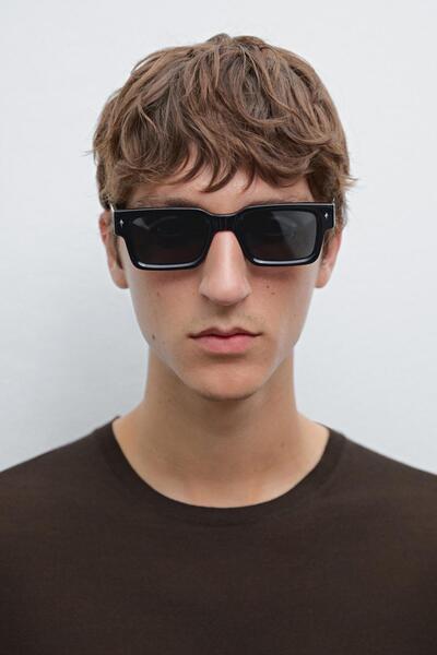 Massimo Dutti Kısa kollu yünlü triko t-shirt