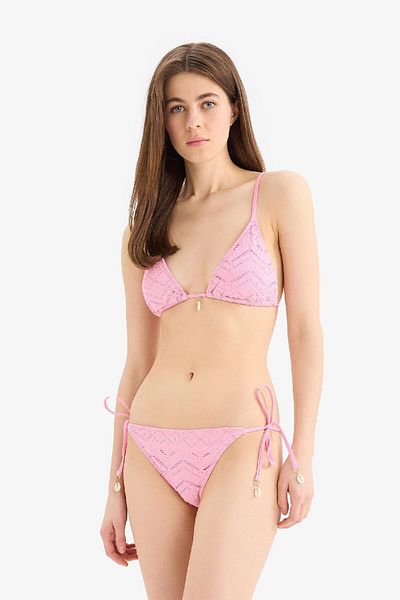 DeFacto Κανονική εφαρμογή Κεντημένο Brode Triangle Bikini Top-fall In Love B6894ax25sm