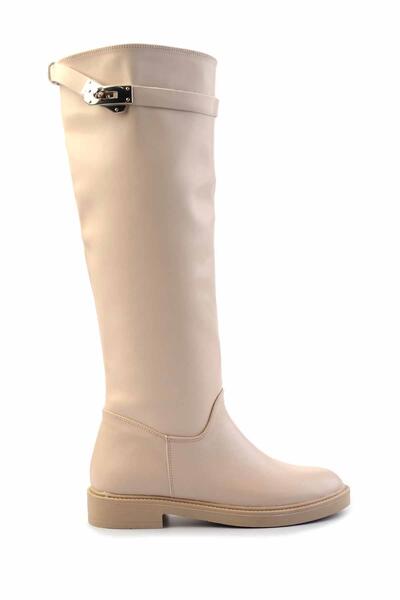 Bambi Bej Kadın Çizme K03828061509