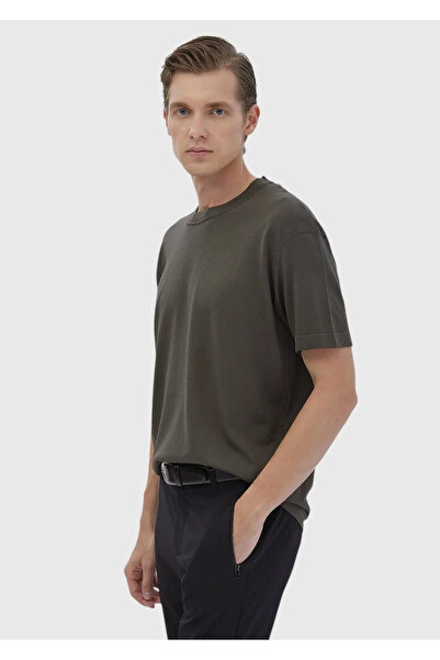 Ramsey Хакі велосипедна комір пряма в'язка трико