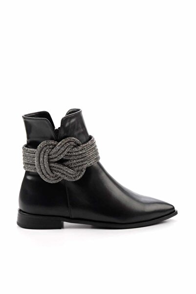 Bambi Siyah Kadın Bot & Bootie K02666301309