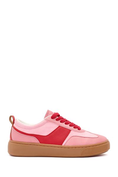 Derimod Acbc X Derimod Pink Suede Sneakers - Lace-Up, Women, 24Wfd 435310
