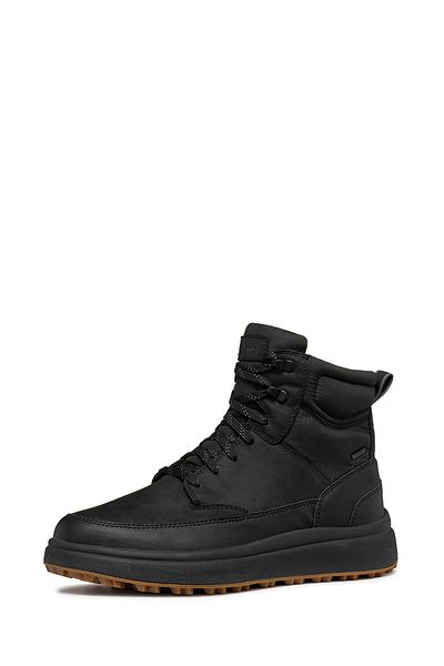 Geox Men's Black Granito Abx Lace-Up Waterproof Leather Casual Boots U46Fzb0Fffuc9999
