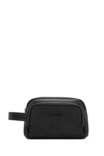 Derimod حقيبة يد من القماش الأسود للرجال من D-Pack 24WBD30116F
